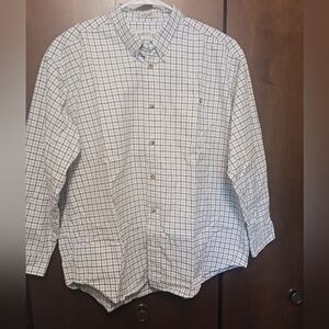 ORVIS mens multicolor 100% cotton long sleeves button down shirt Size XL